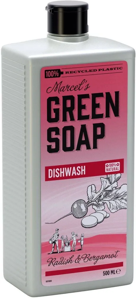 NÕUDEPESUVAHEND MARCEL'S GREEN SOAP REDIS & BERGAMOTT 500ML