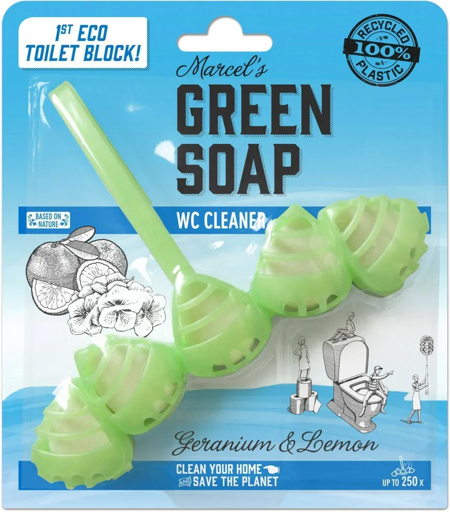 WC-VÄRSKENDAJA MARCEL'S GREEN SOAP PELARGOON & SIDRUN 55G