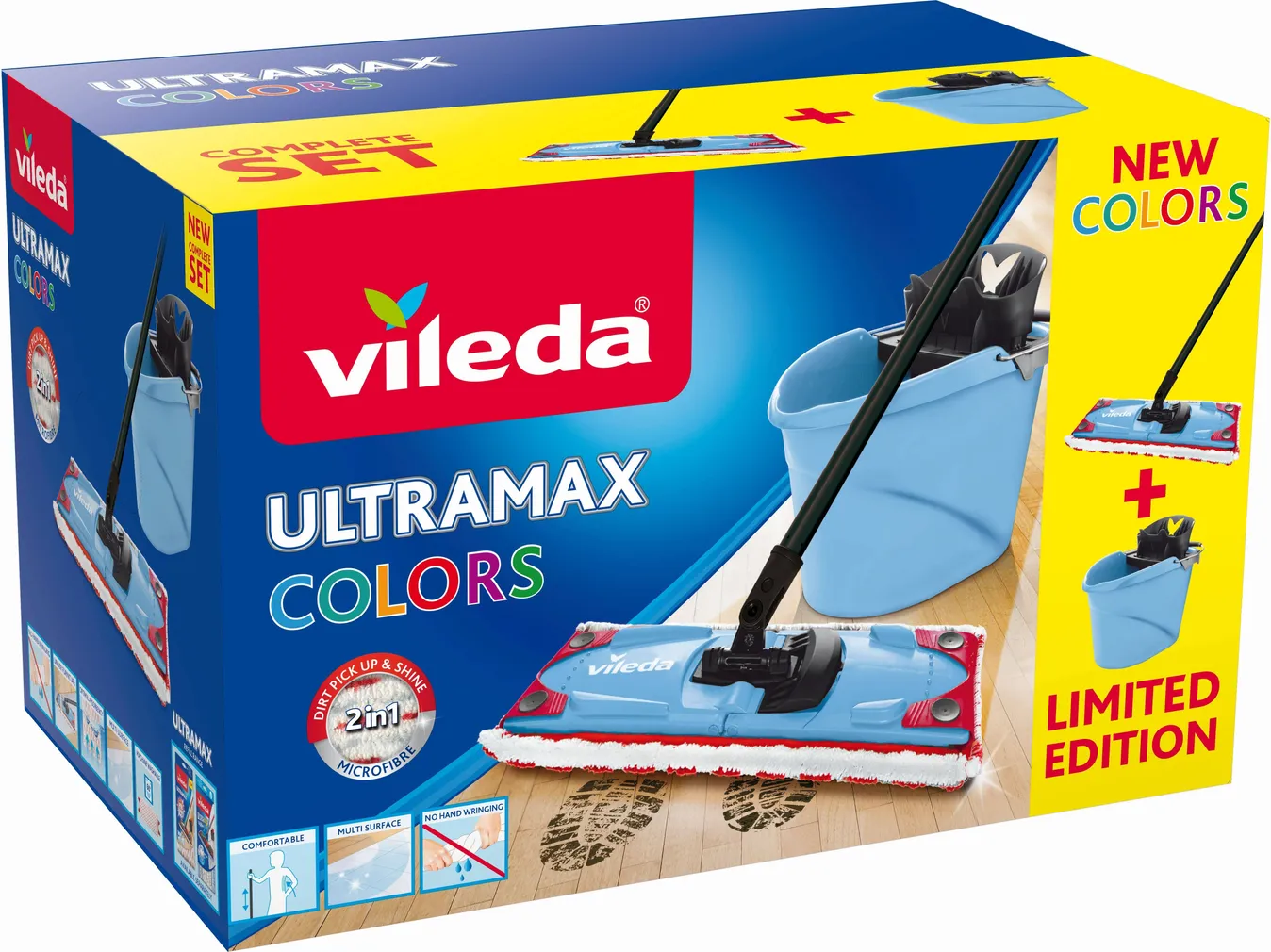 PÕRANDAPESUKOMPLEKT VILEDA ULTRAMAX+ÄMBER SININE