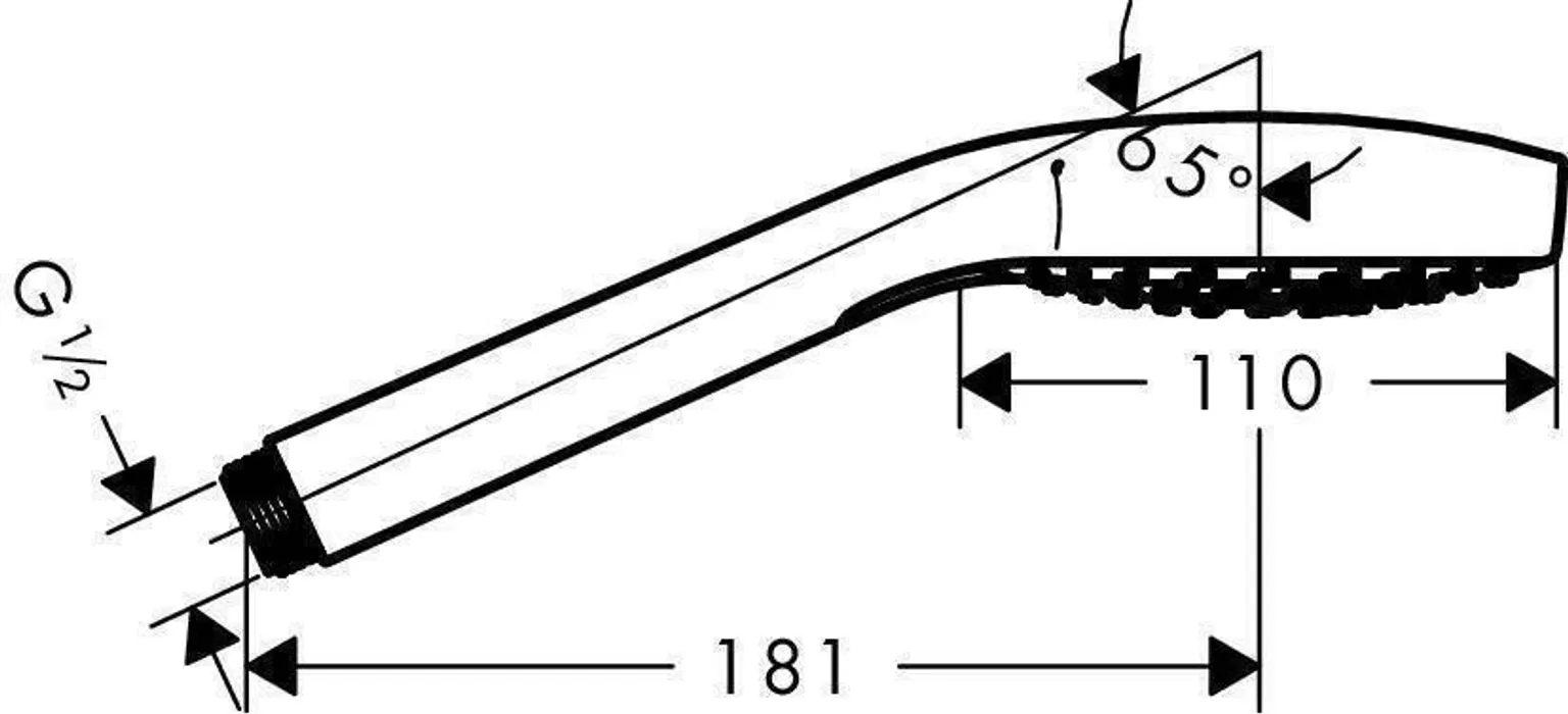 DUŠIOTSIK HANSGROHE SELECT S VARIO V/K