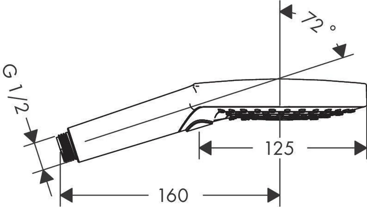 DUŠIOTSIK HANSGROHE RD SELECT S120 3JET