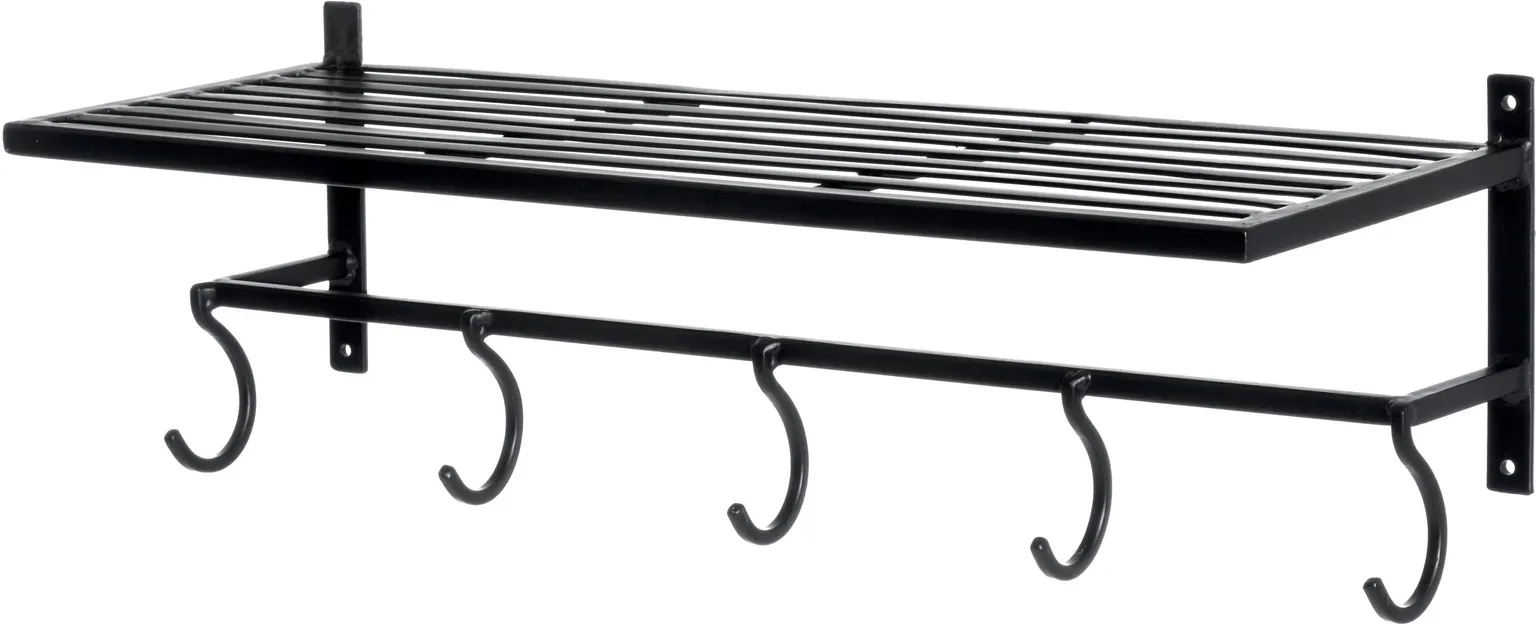 RIIULIGA NAGI 4LIVING 21X57X16CM METALL MUST