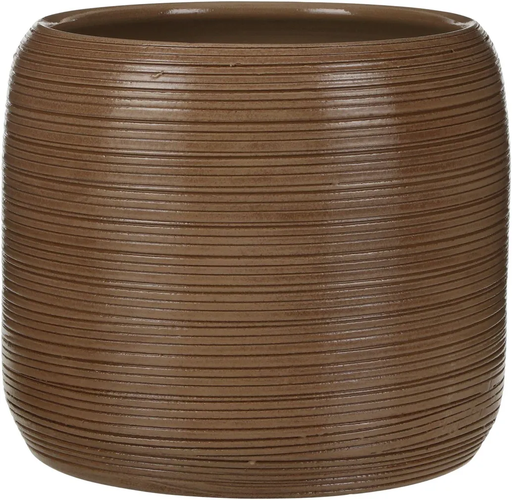 ÜMBRISPOTT MICA DECORATIONS NINA Ø30X25CM PRUUN