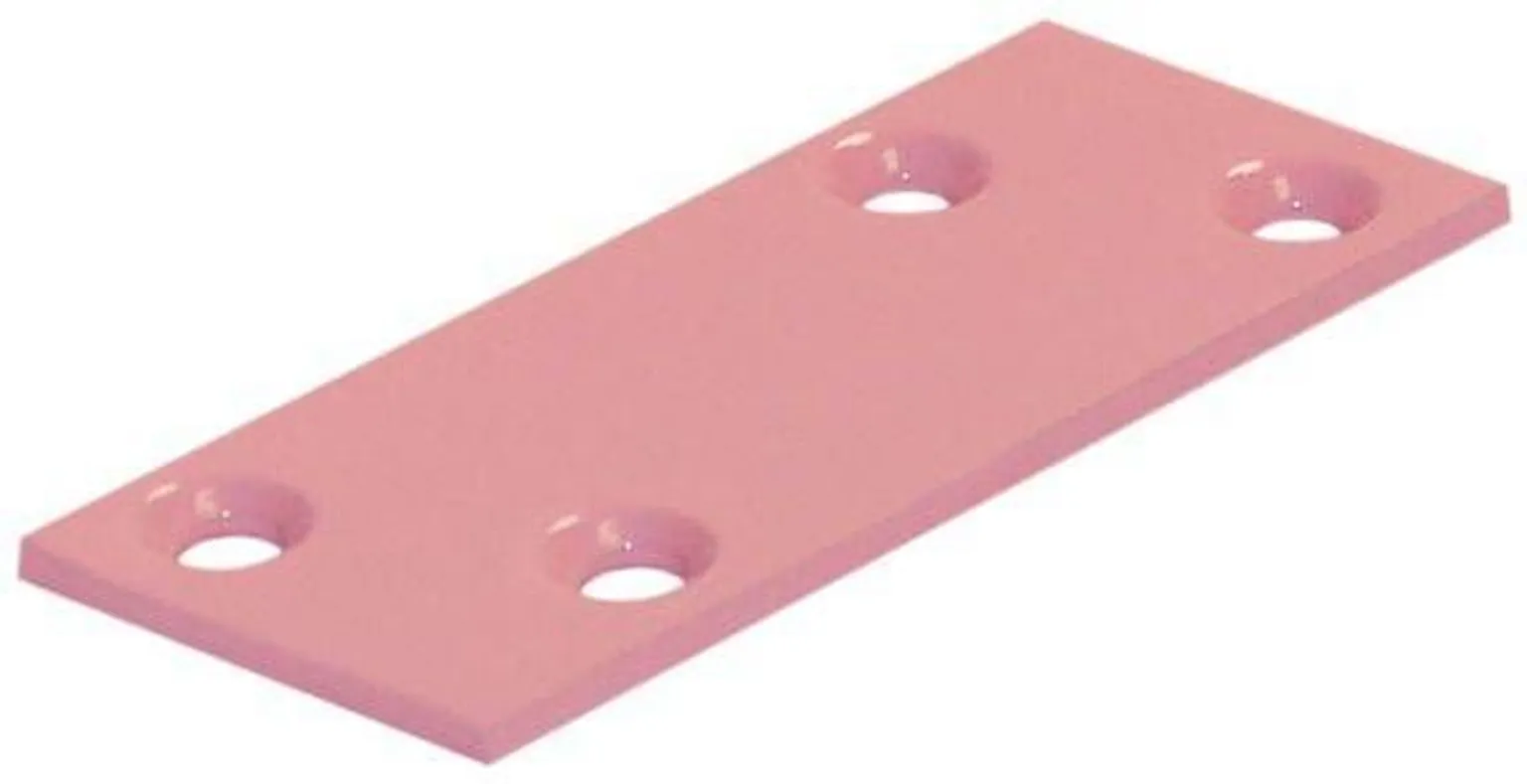 PLAAT ARRAS 60X25X2MM FERS. ROOSA