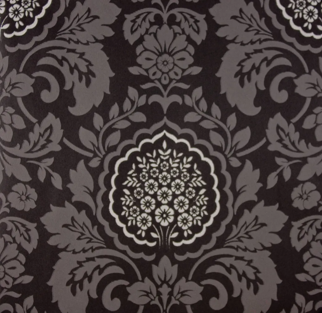TAPEET DUTCH WALLCOVERINGS NON WOVEN DAMASK MUST/HÕBE 7316-7