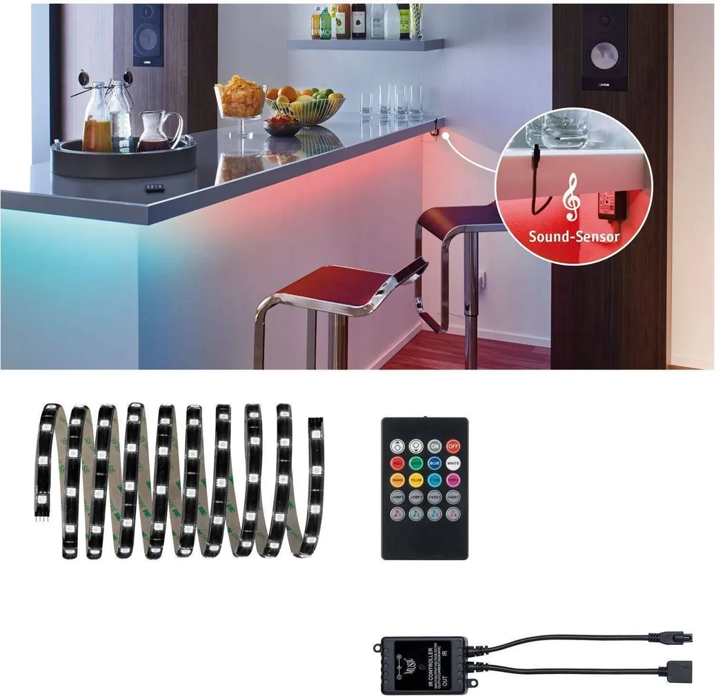 RIBALVAGUSTI KOMPLEKT PAULMANN YOURLED 3M 17,8W RGB LIGHTS/SOUND