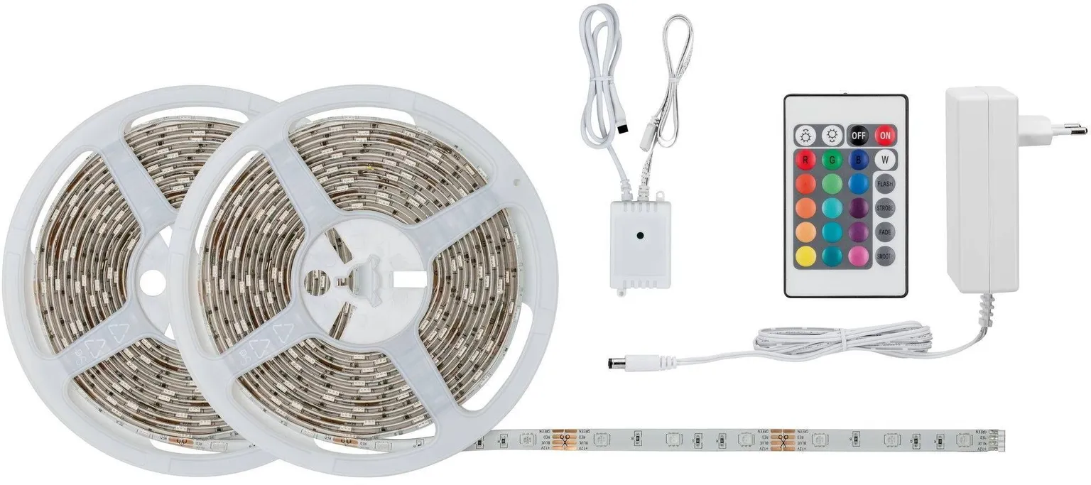 RIBAVALGUSTI KOMPLEKT PAULMANN SIMPLED STRIPE SET RGB 10M 28W 1010LM