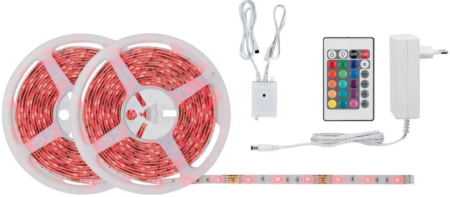 RIBAVALGUSTI KOMPLEKT PAULMANN SIMPLED STRIPE SET RGB 10M 28W 1010LM
