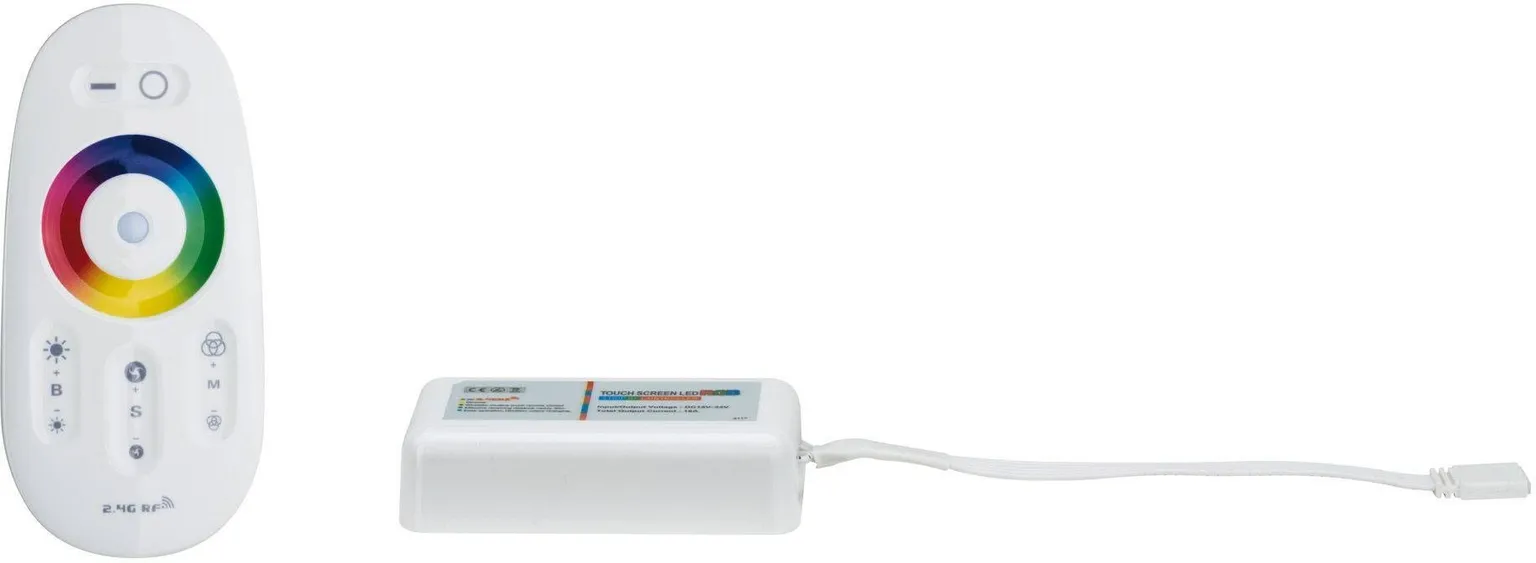RIBAVALGUSTI KONTROLLER+PULT PAULMANN MAXLED RGB 2.4GHZ 24V DC