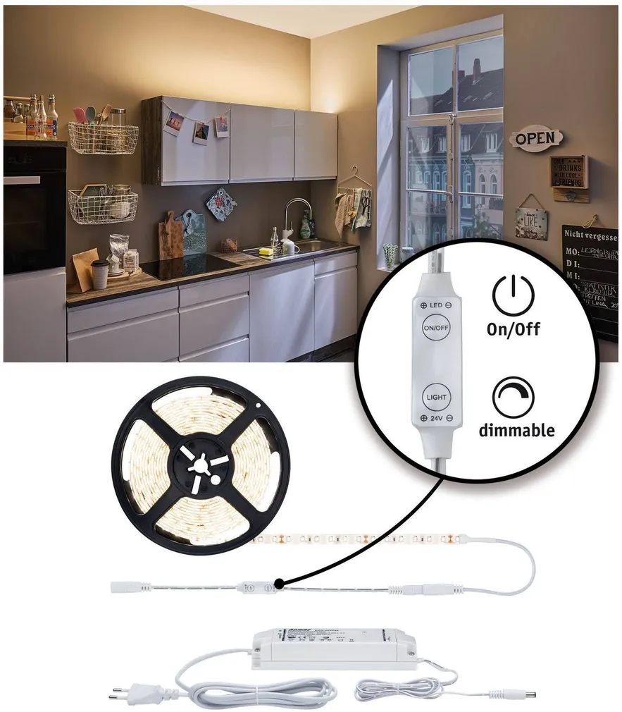 RIBAVALGUSTI KOMPLEKT PAULMANN SIMPLED 3M 36W 3300LM 24V DC 3000K
