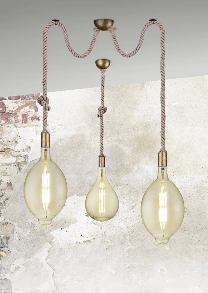 LAELAMP TRIO ROPE 2X60W E27