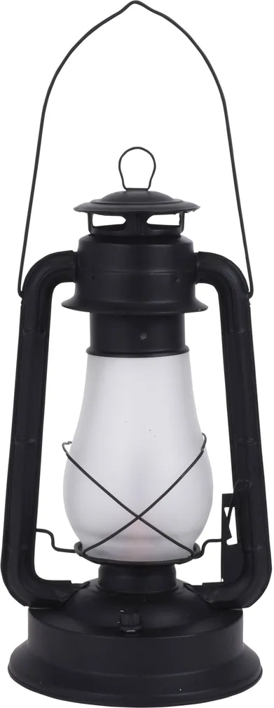 LATERN LED 20X20X38CM METALL/KLAAS