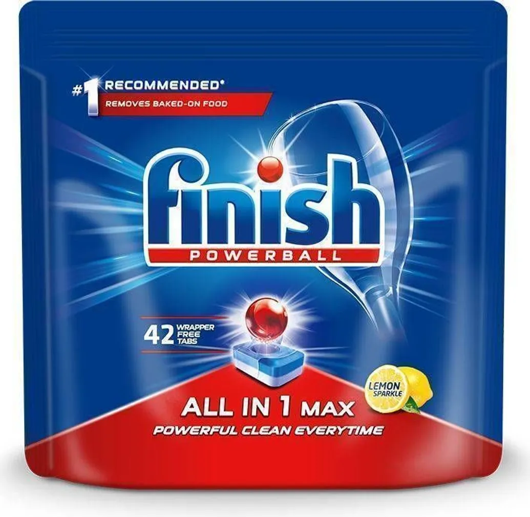 NÕUDEPESUTABLETID FINISH ALL-IN-1 MAX LEMON 42 TABLETTI