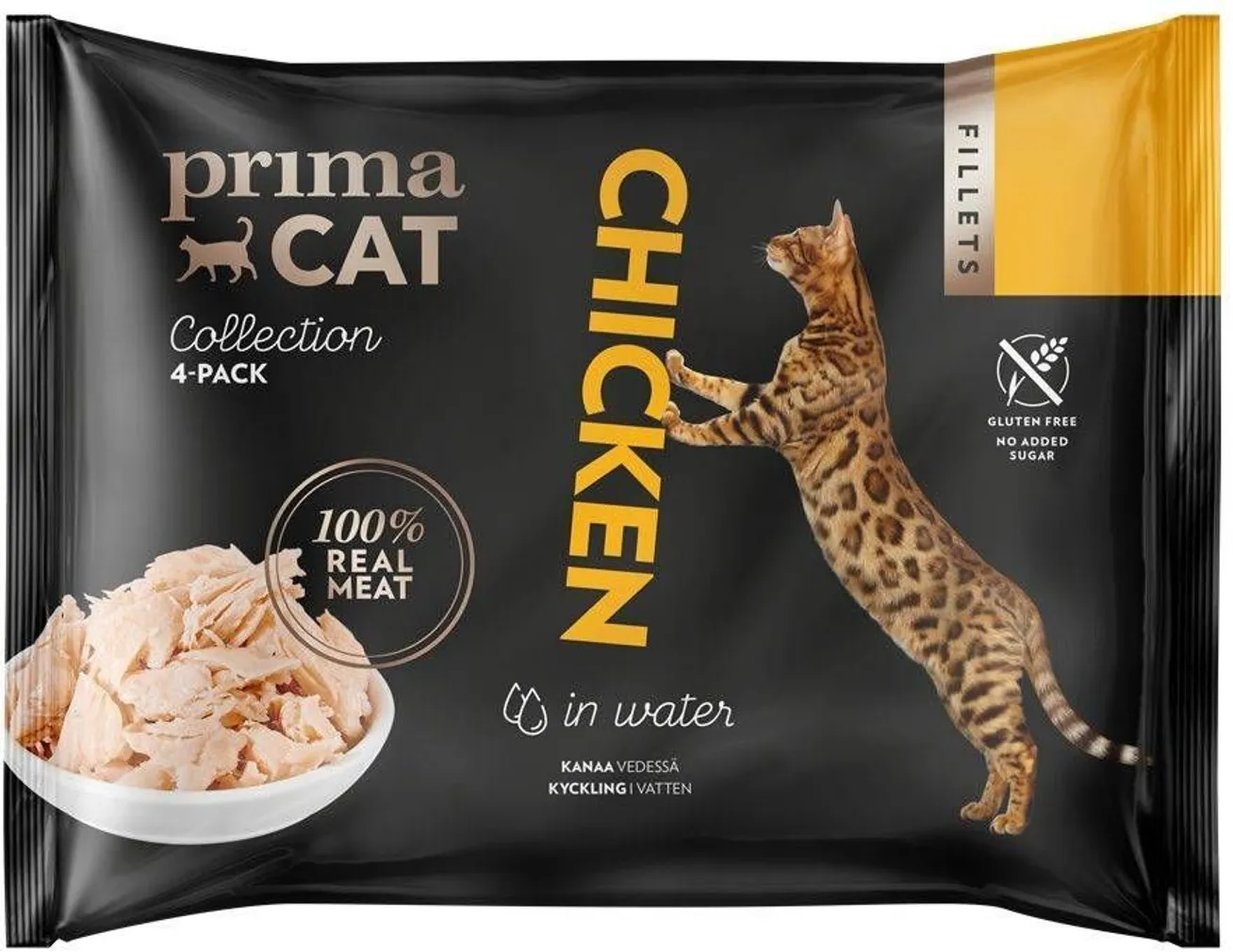 KASSIEINE PRIMACAT FILLETS KANA VEES 4X50G