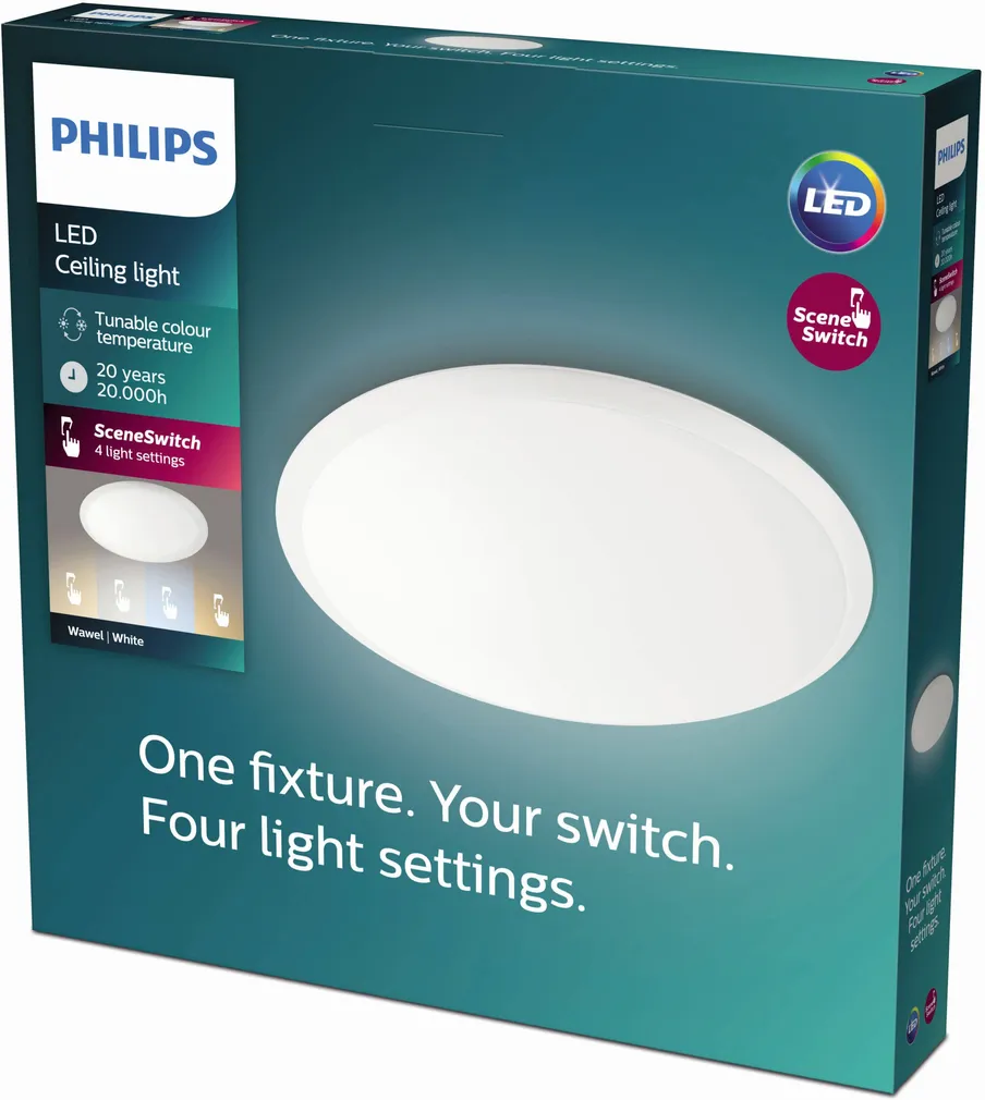 PLAFOON PHILIPS WAWEL 20W LED 2000LM