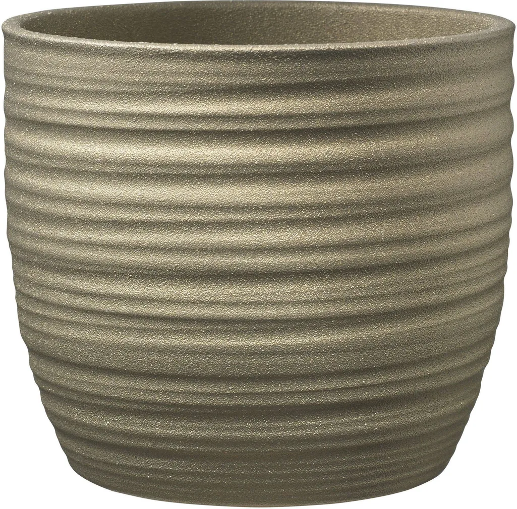 ÜMBRISPOTT SOENDGEN KERAMIK Ø14X13CM KULDNE