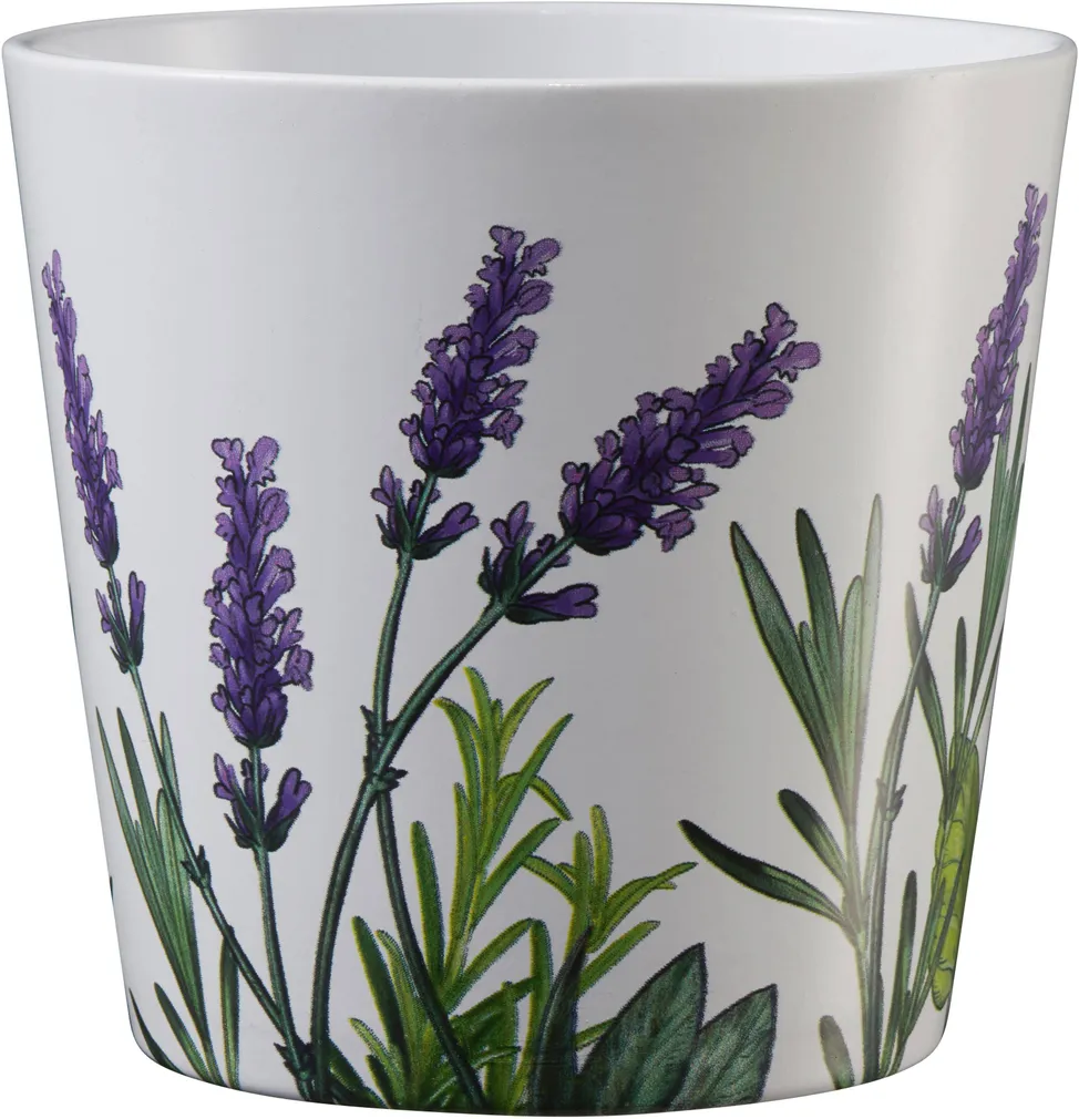 ÜMBRISPOTT SOENDGEN KERAMIK LAVENDER MEADOW Ø14X13CM