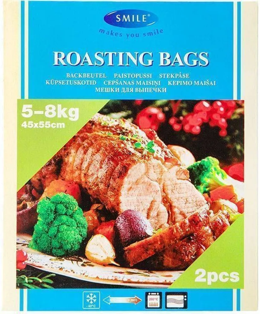 KÜPSETUSKOTID SMILE 45X55CM, 5-8KG, 2TK PAKIS