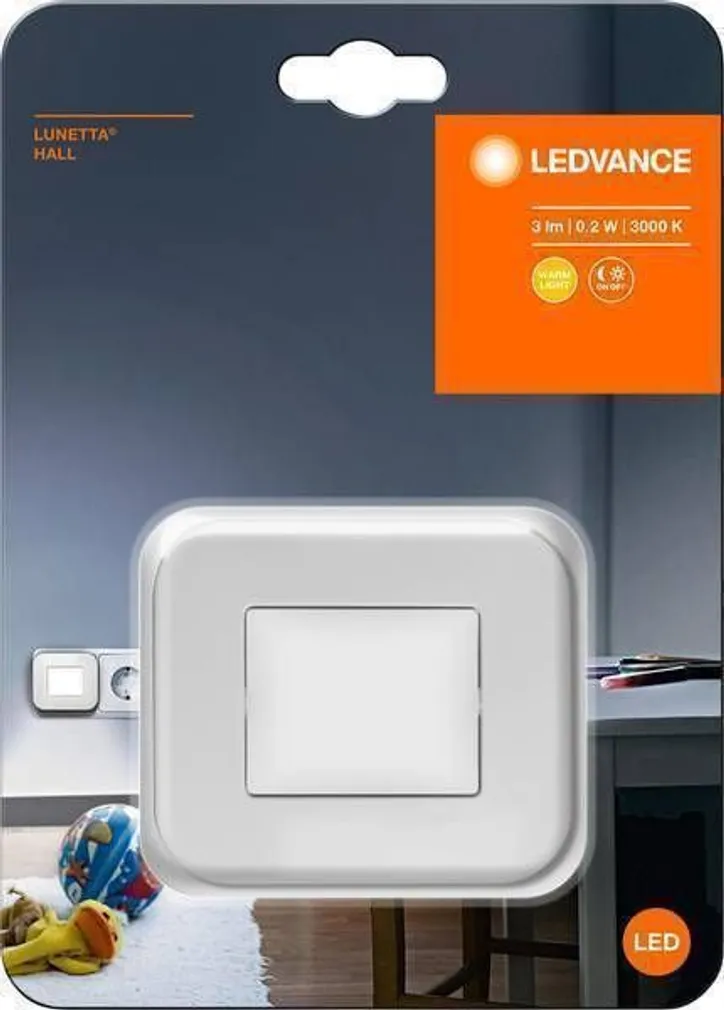 ÖÖVALGUSTI LEDVANCE LUNETTA 0,2W 3000K HALL