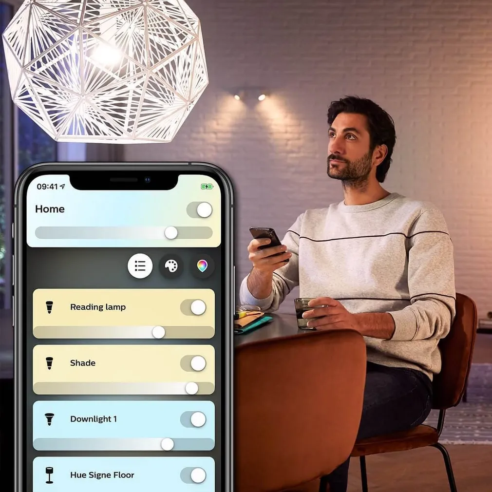 LED LAMP PHILIPS HUE STARDIKOMPLEKT LÜLITI+SILD 2X8,5W A60 E27 