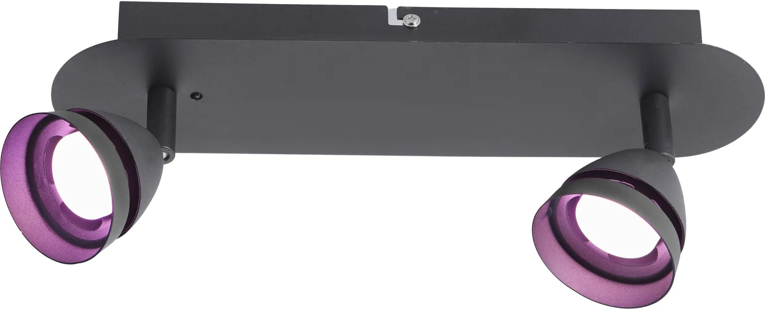 KOHTVALGUSTI WIZ GEMINI 2X3W LED 300LM MUST
