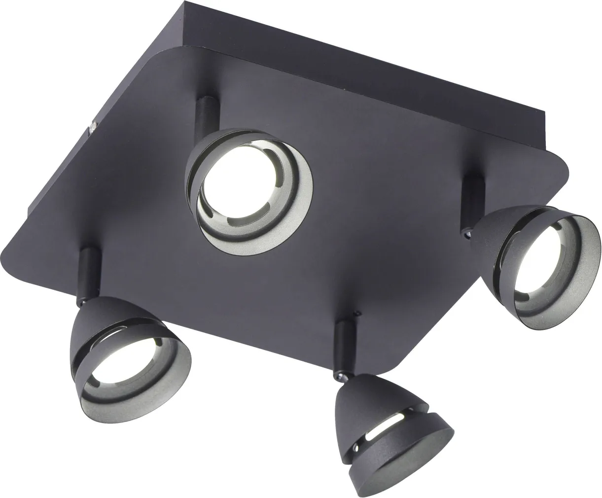 KOHTVALGUSTI WIZ GEMINI 4X3W LED 300LM MUST