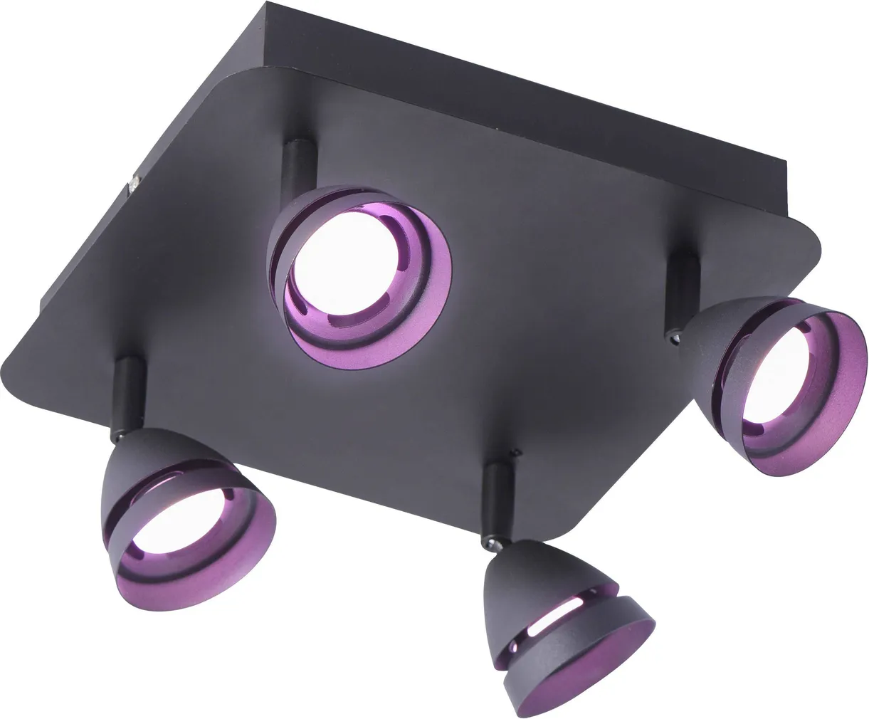 KOHTVALGUSTI WIZ GEMINI 4X3W LED 300LM MUST