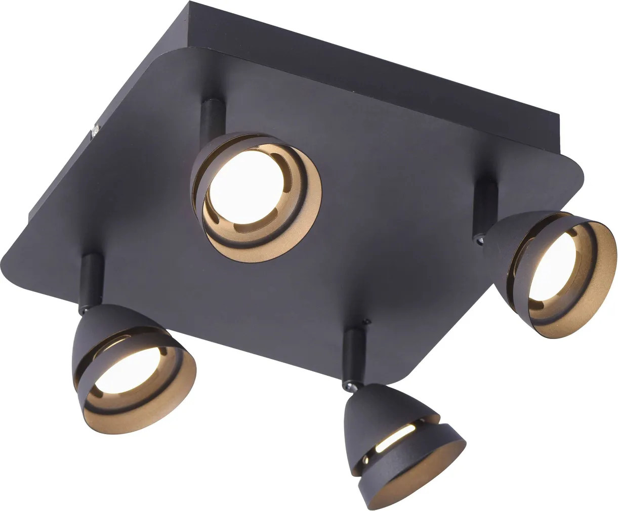 KOHTVALGUSTI WIZ GEMINI 4X3W LED 300LM MUST