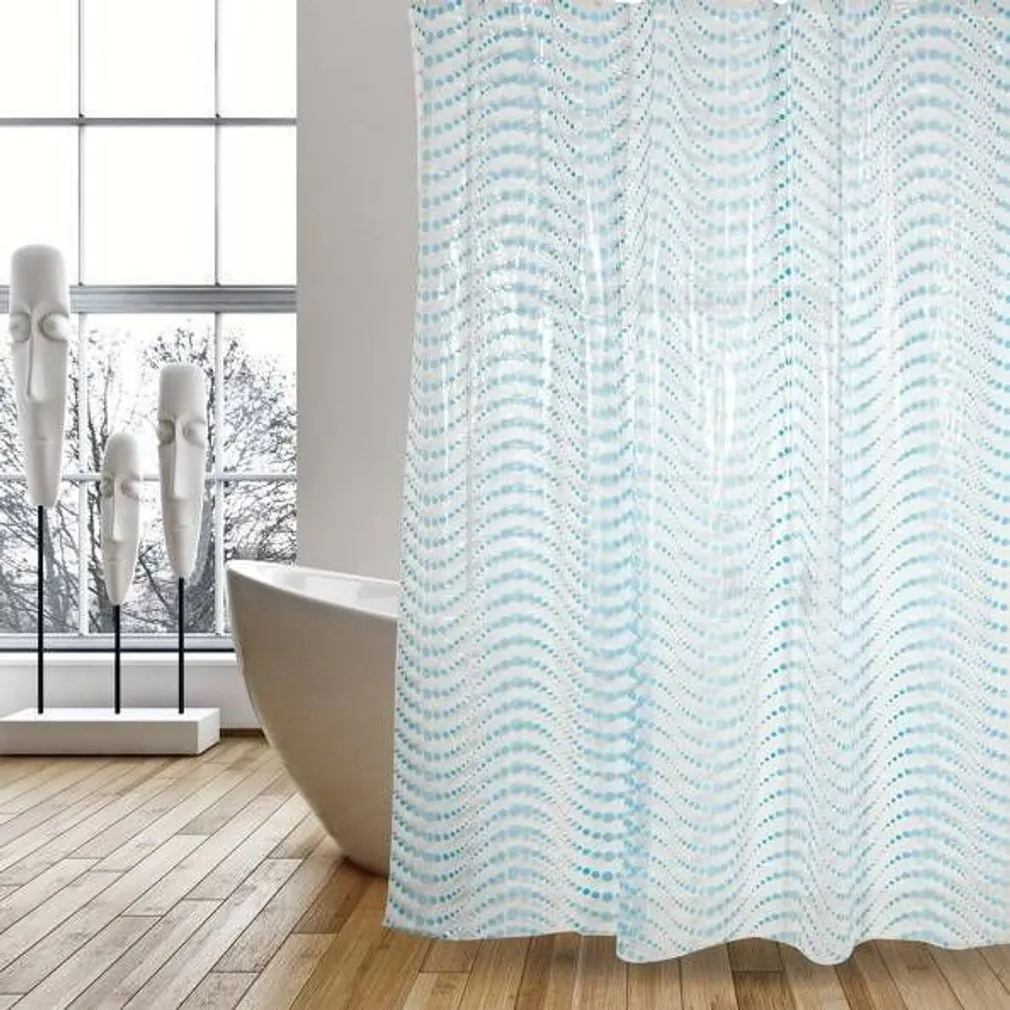 DUŠIKARDIN MSV 180X200CM A-140267 BLUE PEARLS PVC