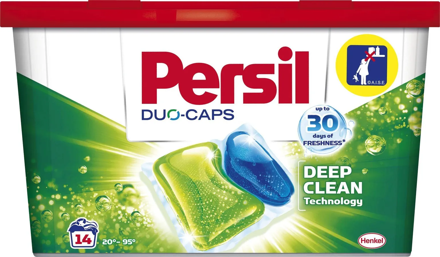 PESUKAPSLID PERSIL DUO-CAPS REGULAR 14TK