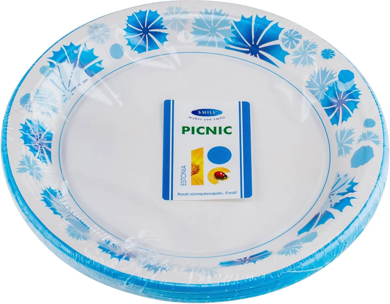 PAPPTALDRIKUD SMILE RUKKILILL 18CM, 12TK