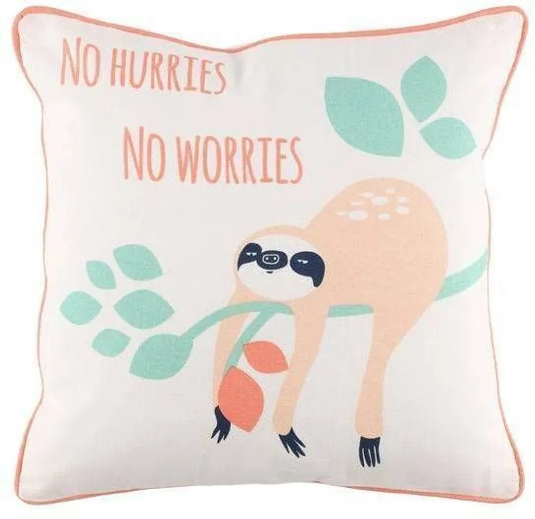 PADI LAZY NO HURRIES 45X45CM