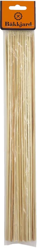 GRILLIMISVARDAD BÄKKJARD BAMBUSEST 40CM, 4MM, 50TK