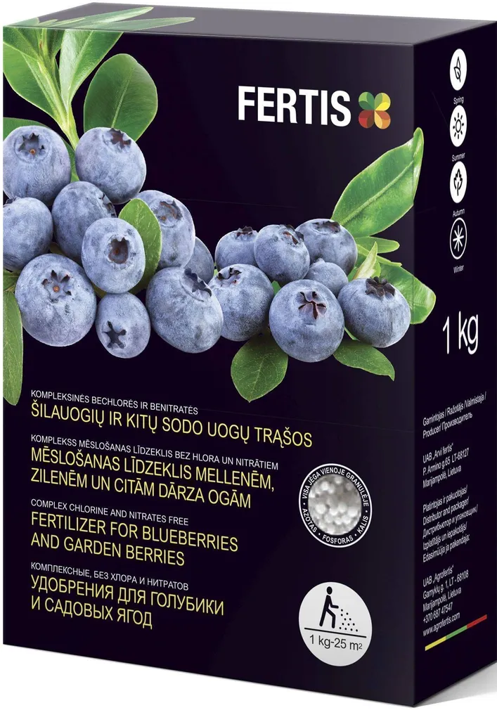 KOMPLEKSVÄETIS FERTIS MUSTIKATELE JA TEISTELE MARJADELE 1KG