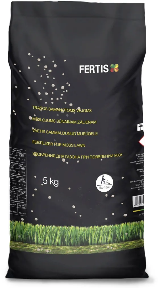 KOMPLEKSVÄETIS FERTIS MURULE SAMBLATÕRJEGA 5KG