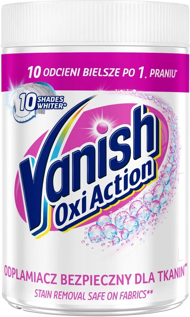 PLEKIEEMALDAJA VANISH OXI ACTION WHITE 625G