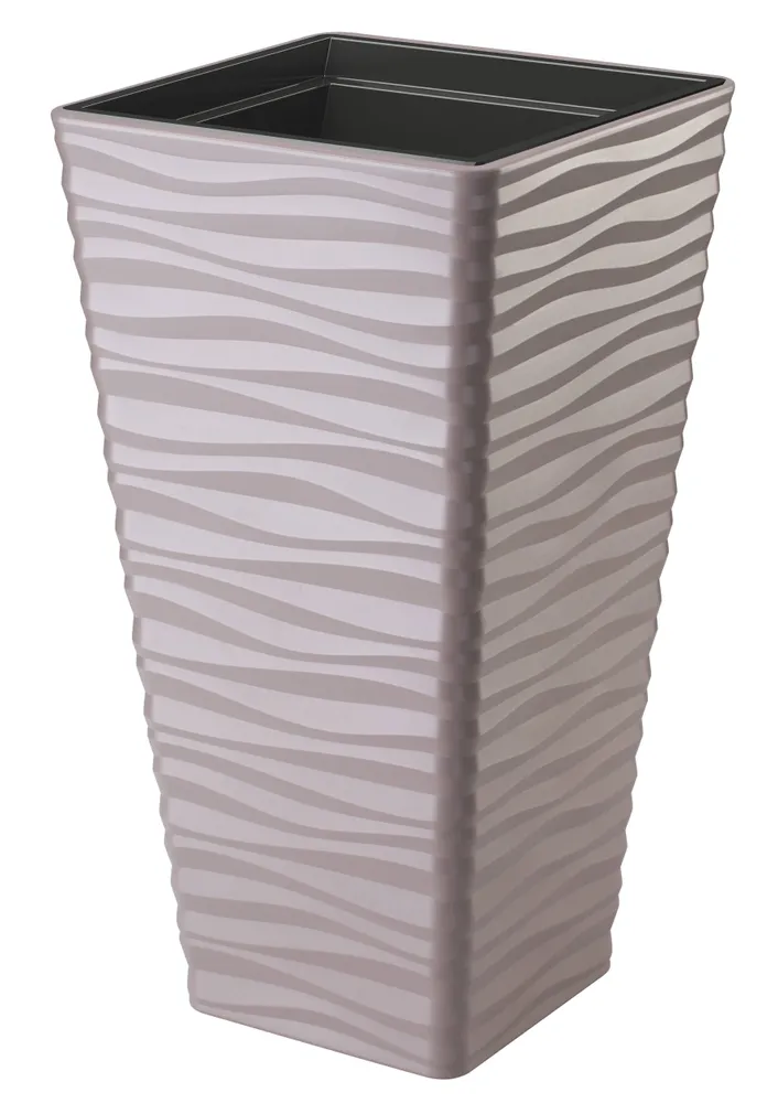 LILLEPOTT FORM-PLASTIC DUNES SLIM KANDILINE PRUUN 35CM