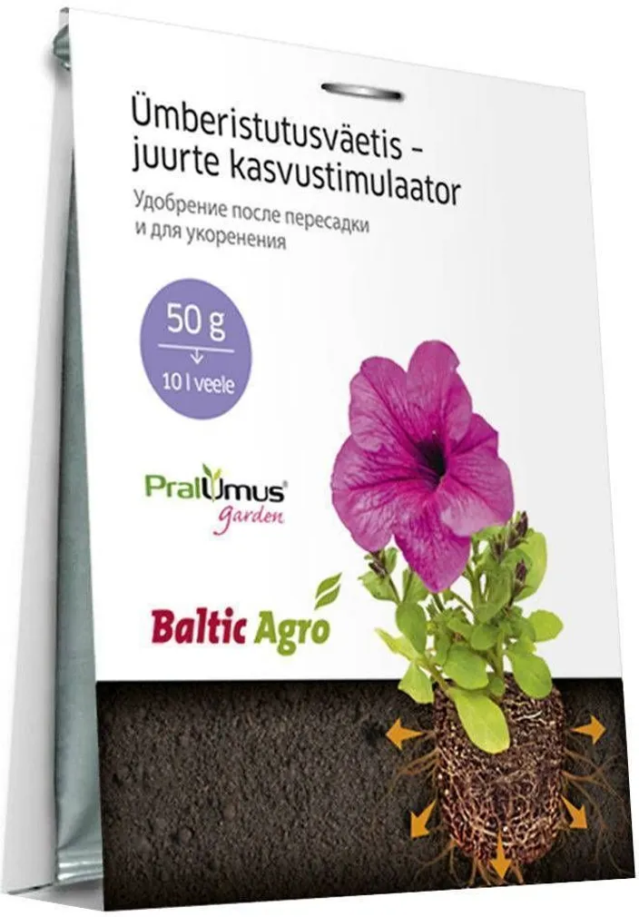 ÜMBERISTUTUSVÄETIS-JUURTE KASVUSTIMULAATOR BALTIC ARGO 50 G