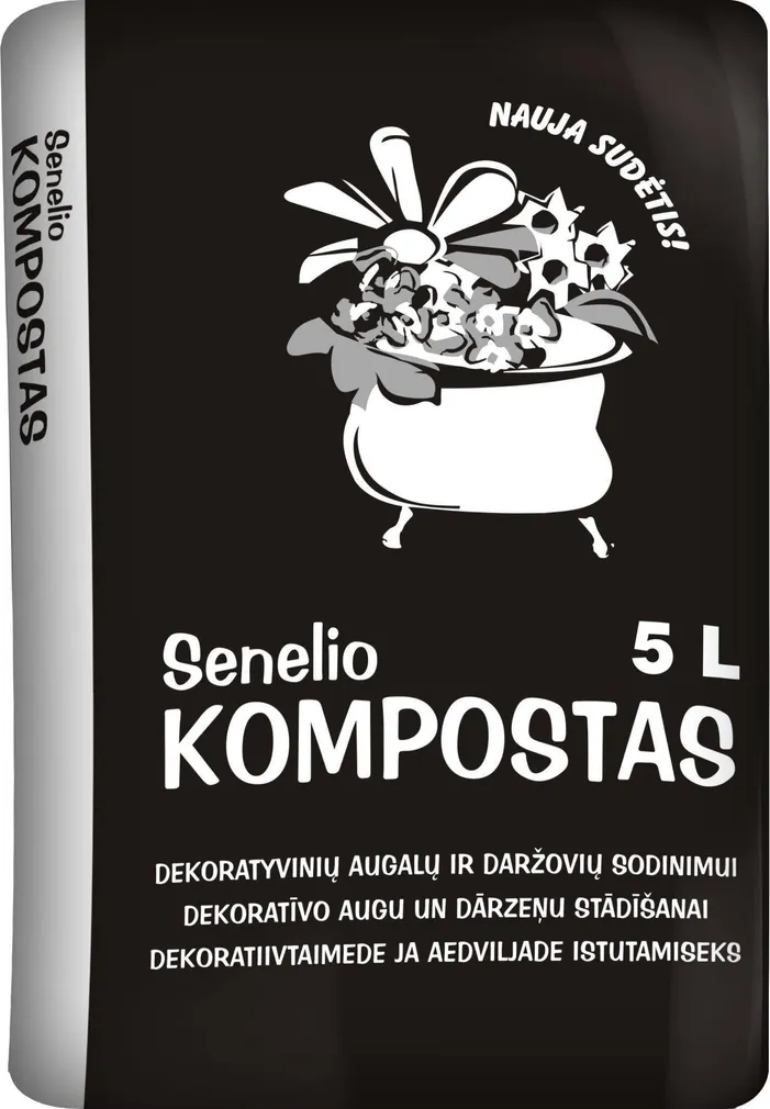 KOMPOSTMULD JUKNEVICIAUS KOMPOSTAS "VANAISA RETSEPT" 5L