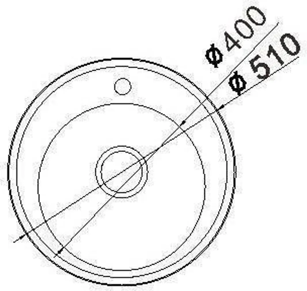 VALAMU ROOSTEVABA FS510 Ø510X170MM