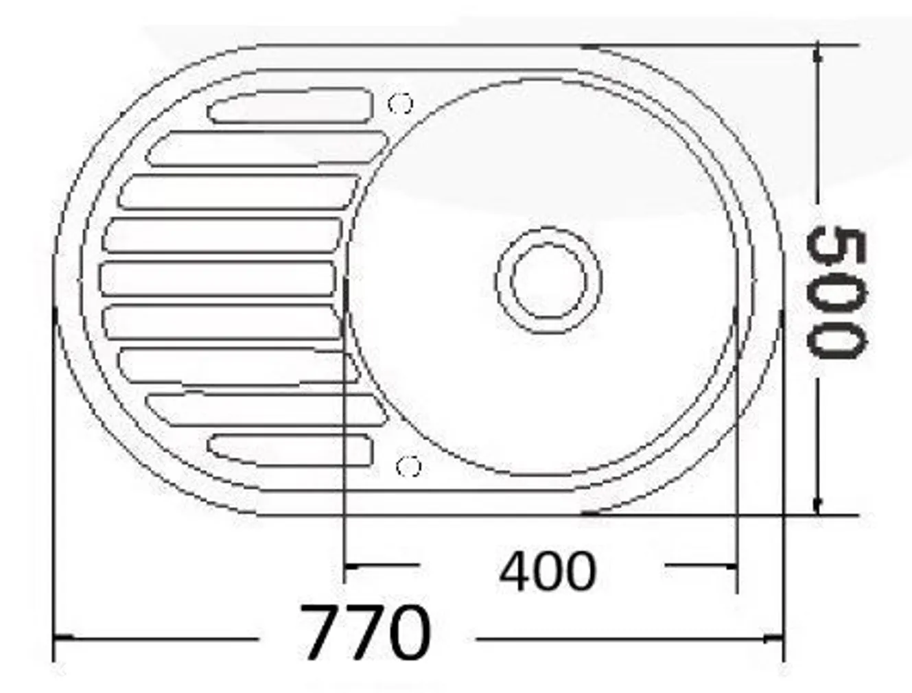 VALAMU ROOSTEVABA 7750 770X500X180MM PAREM