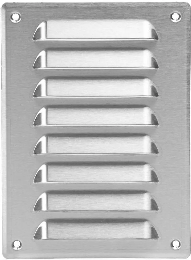 VENT.REST 140X190MM INOX