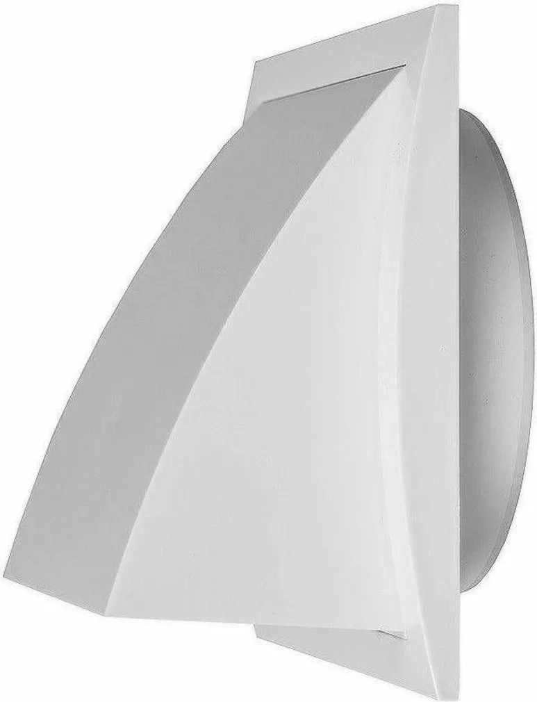 VENT.REST 148X153MM PLAST D-100MM VÄLIMINE KLAPP