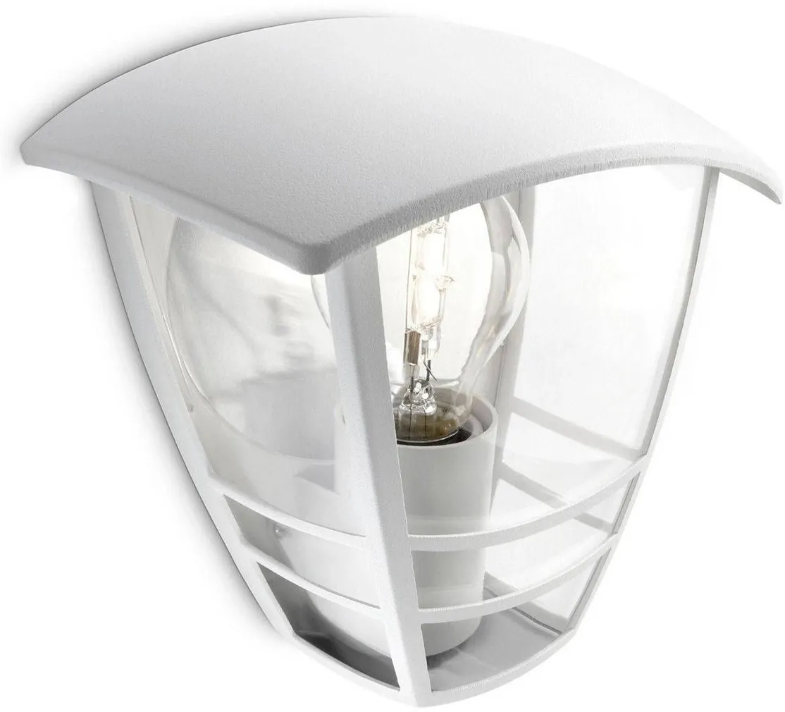 VÄLISVALGUSTI PHILIPS CREEK SEINALE 1X60W 230V VALGE