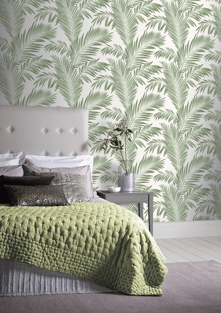 TAPEET ARTHOUSE TROPICAL PALM GREEN