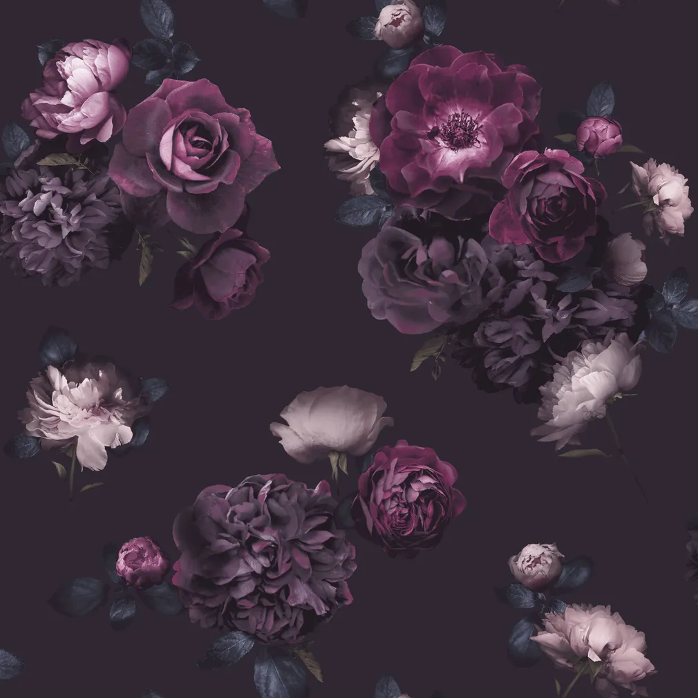 TAPEET ARTHOUSE EUPHORIA FLORAL PLUM