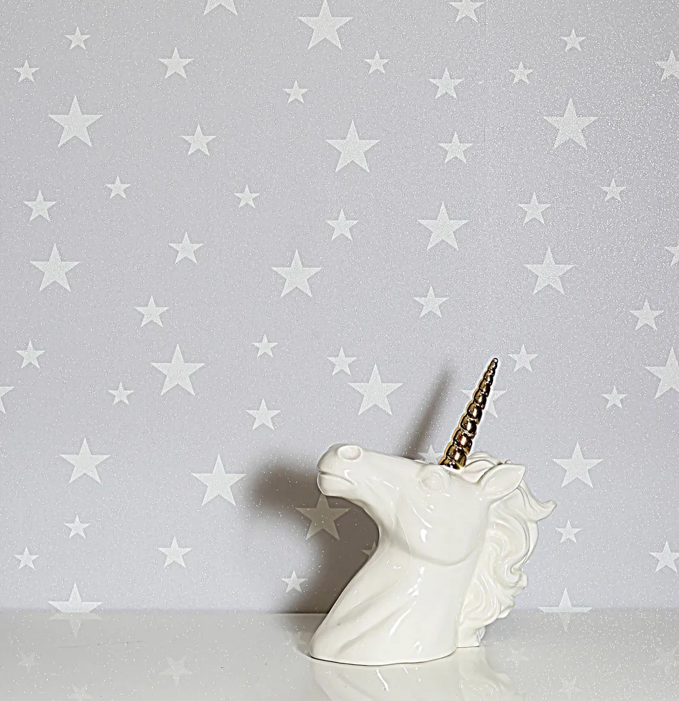 TAPEET ARTHOUSE DIAMOND STARS SILVER