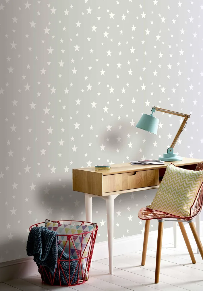 TAPEET ARTHOUSE DIAMOND STARS SILVER