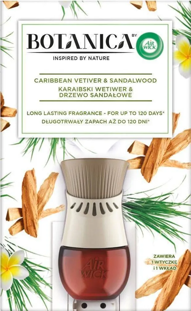 ÕHUVÄRSKENDAJA AIR WICK KOMPLEKT CARIBBEAN SANDALWOOD 19 ML
