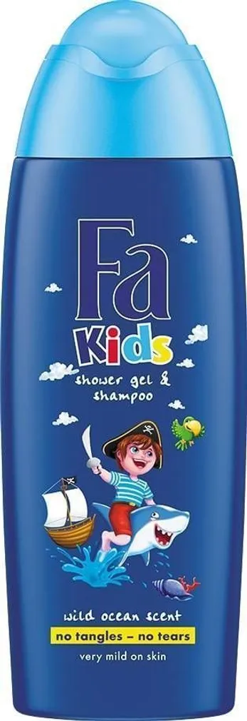 ŠAMPOON+DUŠIGEEL FA PIRATE LASTELE 250ML